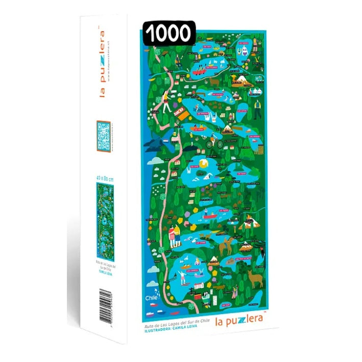 PUZZLE LAGOS DEL SUR DEL CHILE (1000 PIEZAS)