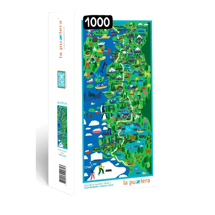 PUZZLE CARRETERA AUSTRAL RUTA 7 (1000 PIEZAS)