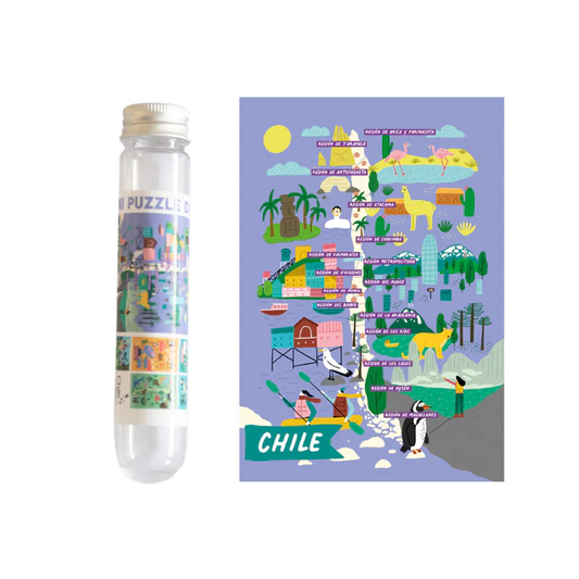 MINI PUZZLE REGIONES DE CHILE 150 PIEZAS