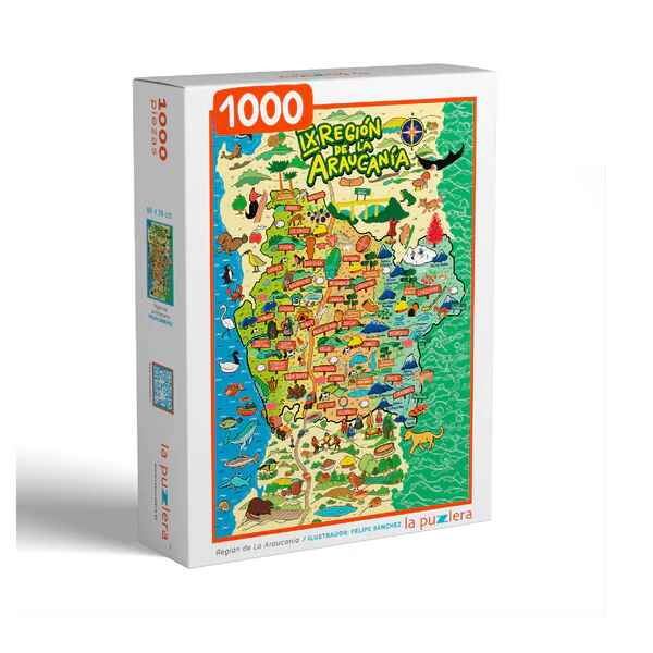 PUZZLE REGION DE LA ARAUCANIA (1000 PIEZAS)