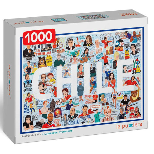 PUZZLE ROSTROS DE CHILE (1000 PIEZAS)