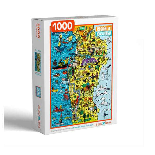 PUZZLE REGION DE COQUIMBO (1000 PIEZAS)