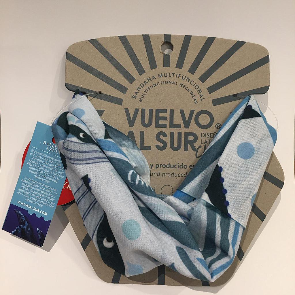 BANDANA FAUNA (BALLENA AZUL)
