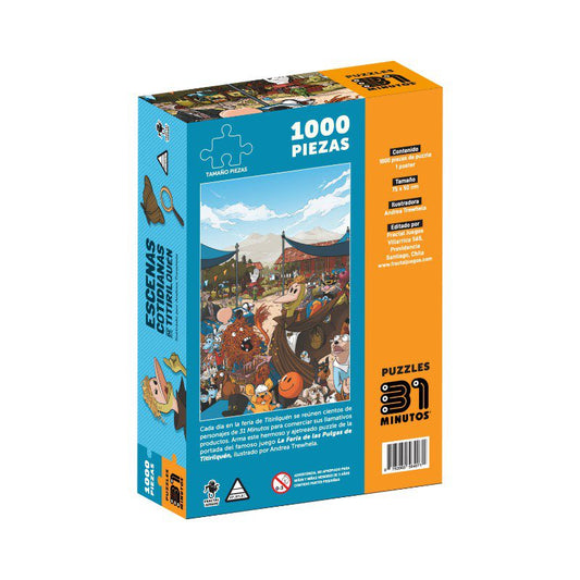 PUZZLE 31 MINUTOS ESCENAS COTIDIANAS DE TITIRILQUEN (1000 PIEZAS) - 31 MINUTOS | PUZZLE