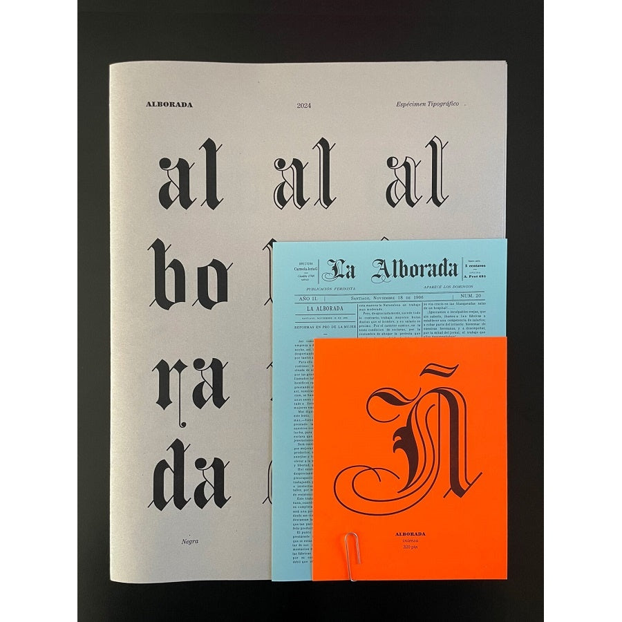 ESPECIMEN TIPOGRAFICO ALBORADA