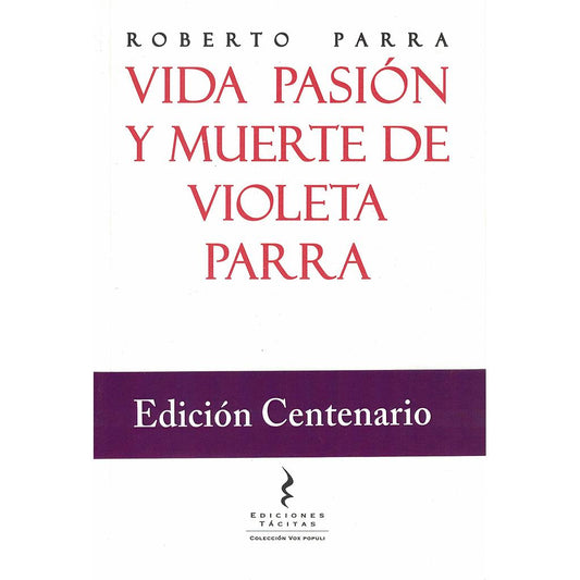 VIDA PASION Y MUERTE DE VIOLETA