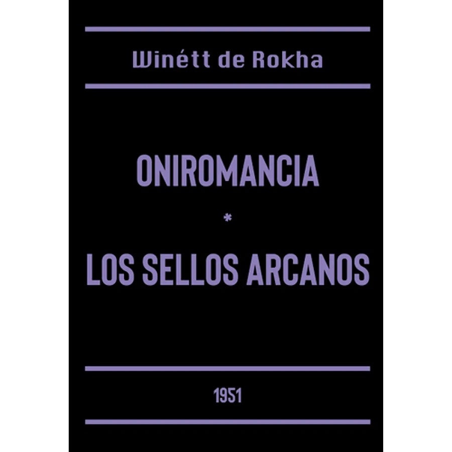 ONIROMANCIA - LOS SELLOS ARCANOS