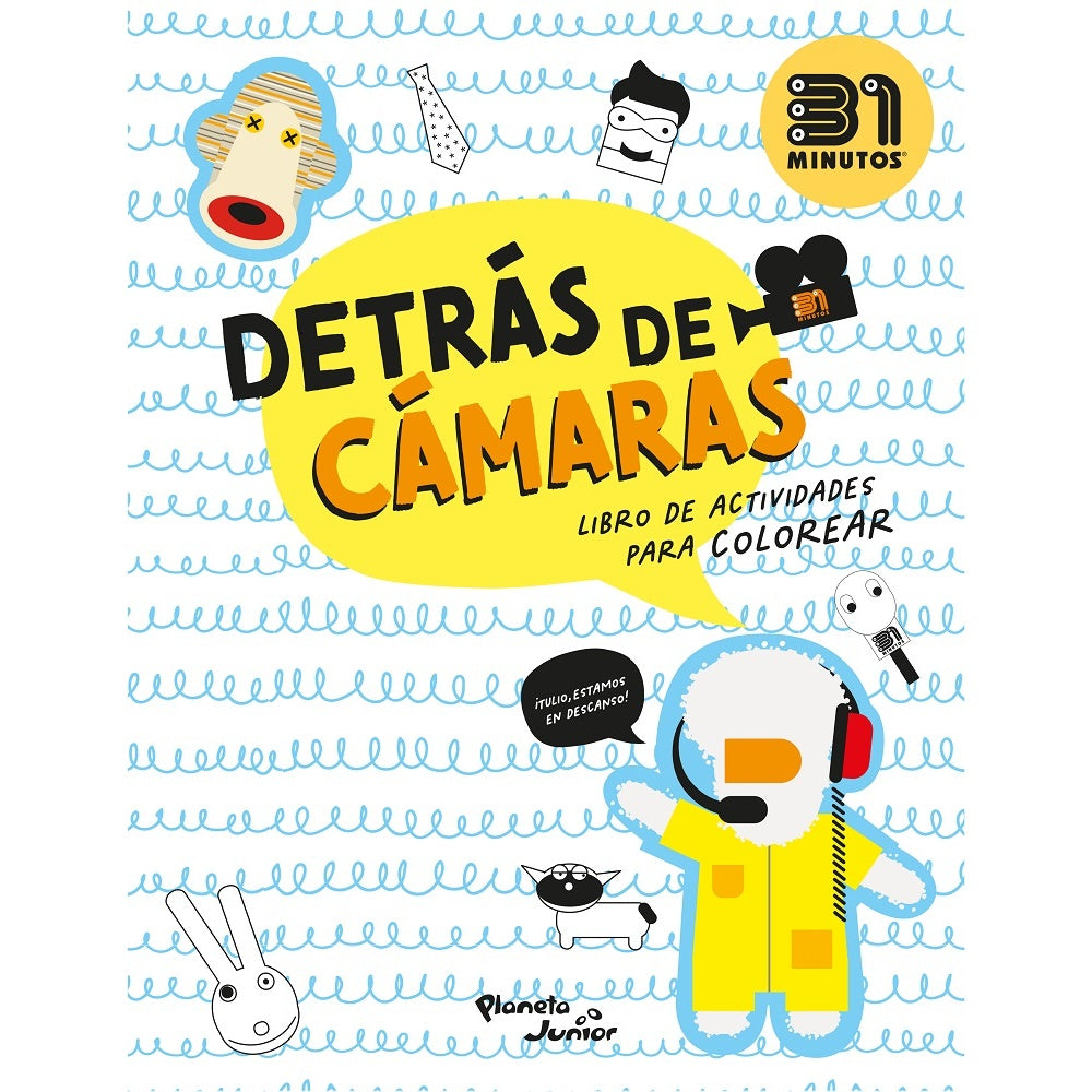 DETRAS DE CAMARAS (COLOREAR)