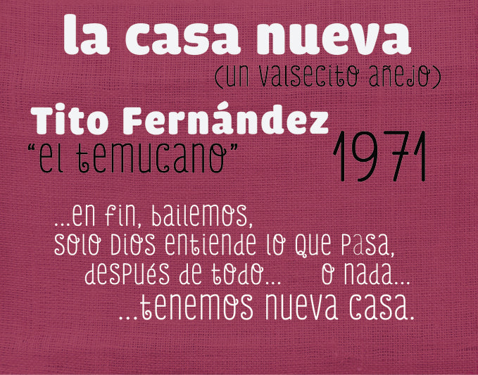 MANIVELA LA CASA NUEVA - TITO FERNANDEZ
