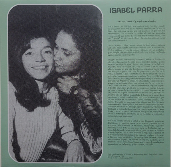 ISABEL PARRA - VIOLETA PARRA | VINILO
