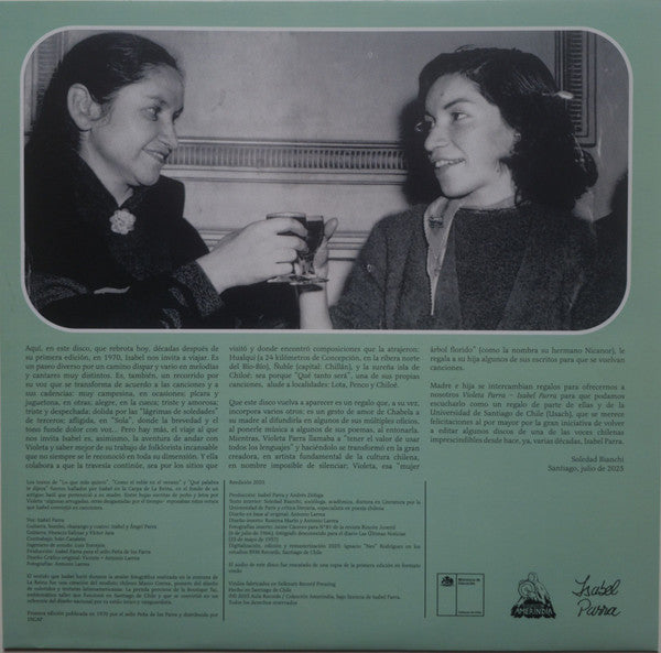 ISABEL PARRA - VIOLETA PARRA | VINILO