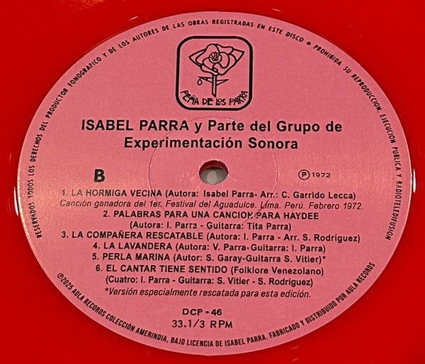 ISABEL PARRA - ICAIC | VINILO