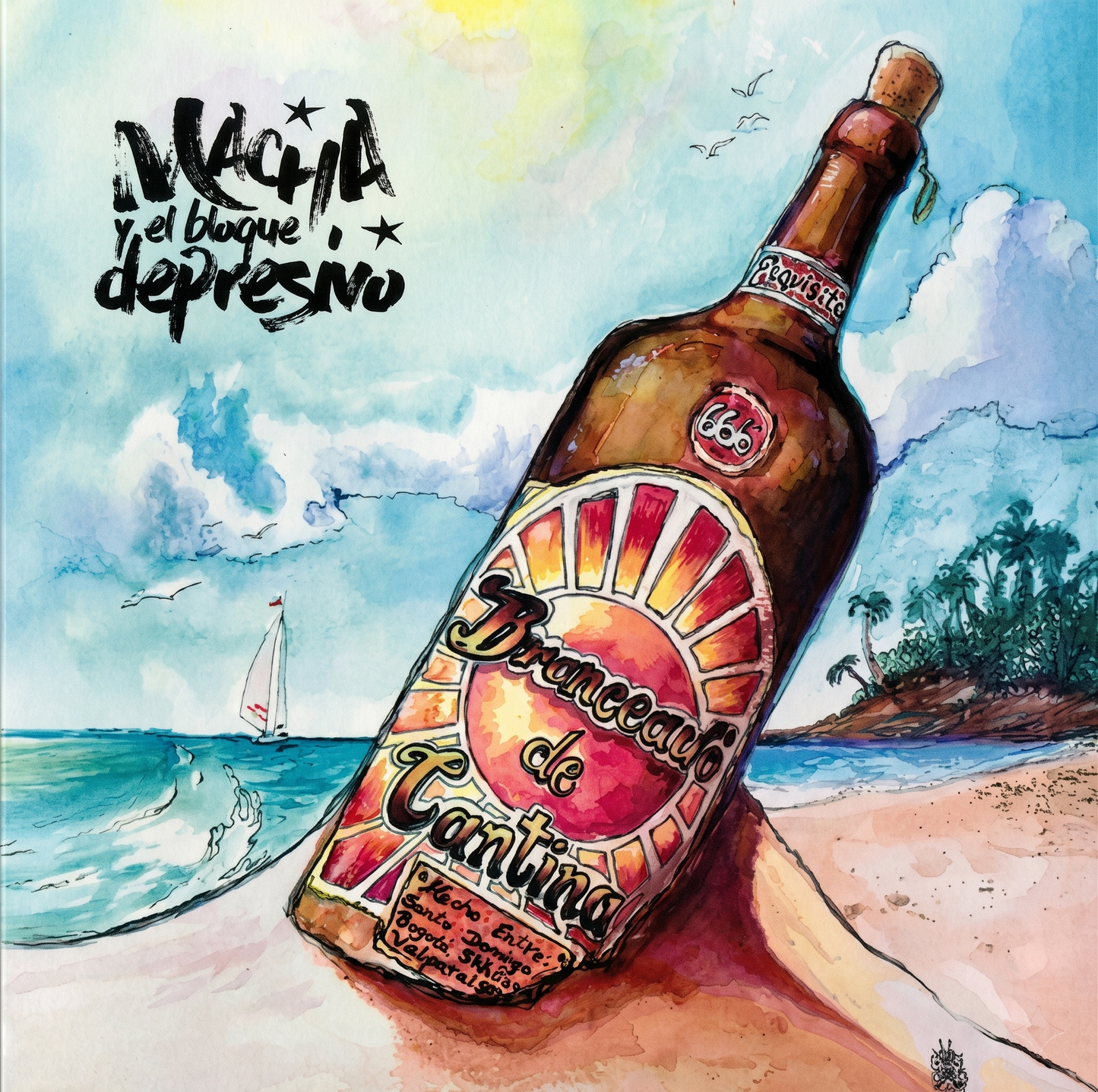 MACHA Y EL BLOQUE DEPRESIVO - BRONCEADO DE CANTINA (CD) | CD