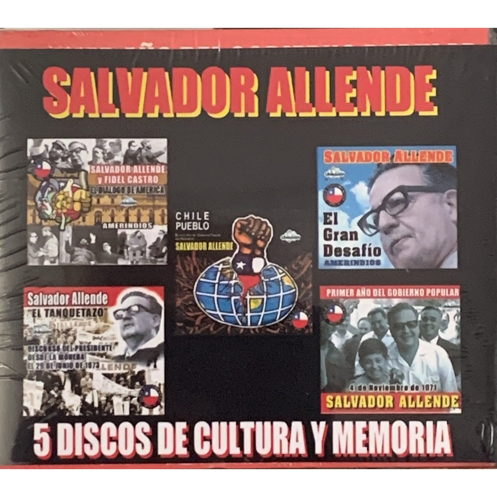 SALVADOR ALLENDE 5 DISCOS DE CULTURA Y MEMORIA (5 CDS)