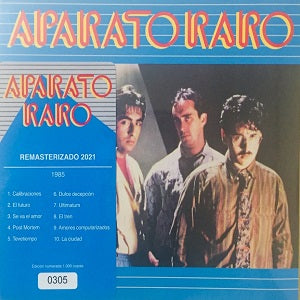 APARATO RARO (LP AZUL) (REEDICION 2021)