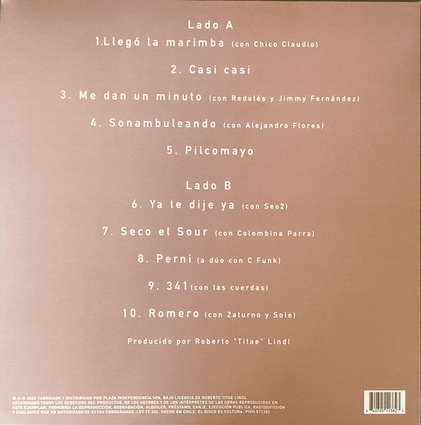 TITAE - LLEGÓ LA MARIMBA | VINILO