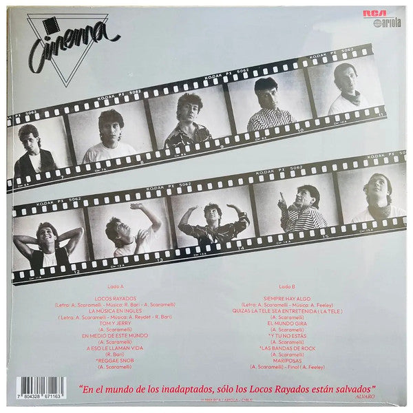 CINEMA - LOCOS RAYADOS | VINILO