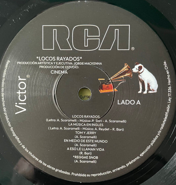 CINEMA - LOCOS RAYADOS | VINILO