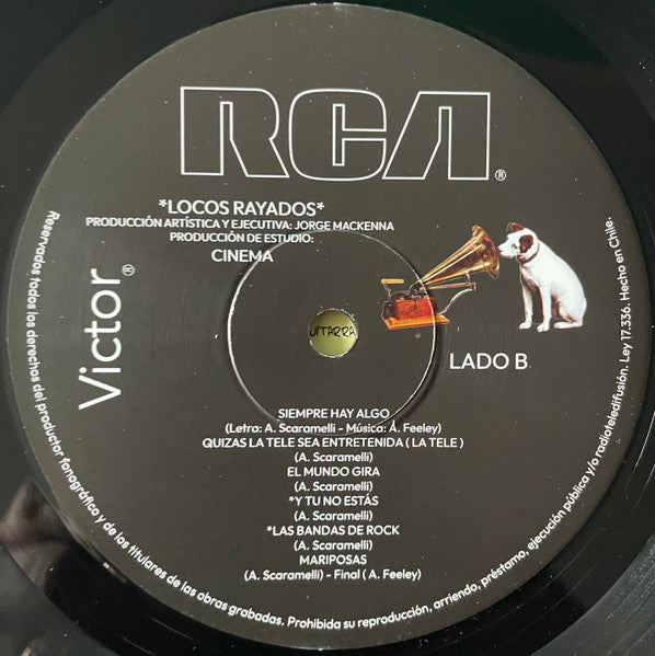 CINEMA - LOCOS RAYADOS | VINILO