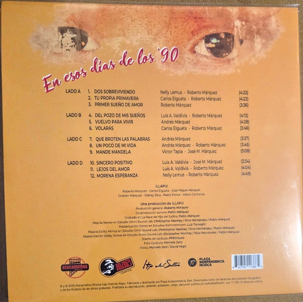 ILLAPU - EN ESOS DIAS DE LOS 90 (2LP) | VINILO