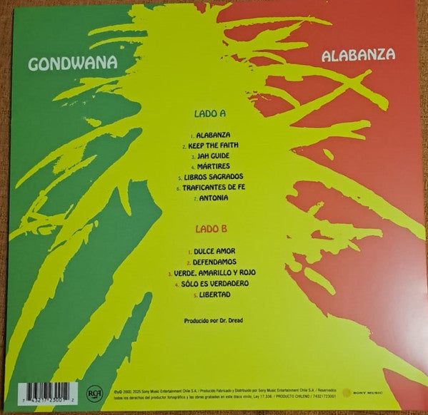 GONDWANA - ALABANZA | VINILO