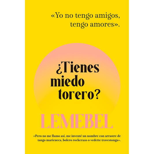 PEDRO LEMEBEL - POSTAL LEMEBEL AMARILLA YO NO TENGO AMIGOS | DISEÑO