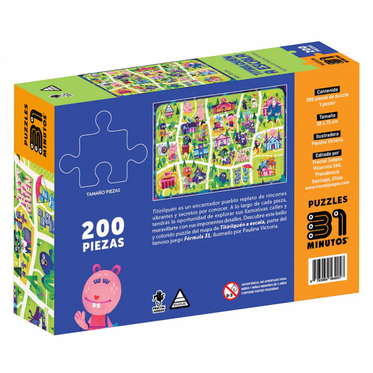 PUZZLE 31 MINUTOS TITIRILQUEN A ESCALA (200 PIEZAS) - 31 MINUTOS | PUZZLE