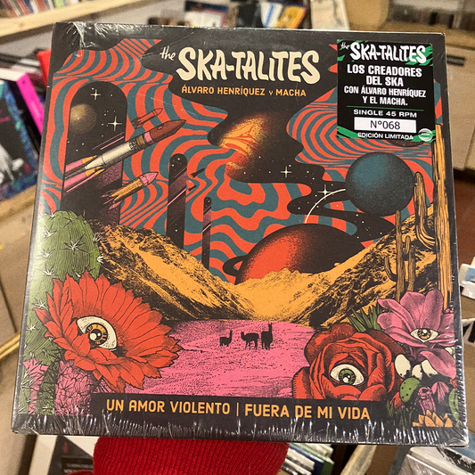 ALVARO HENRÍQUEZ, MACHA, THE SKATALITES - UN AMOR VIOLENTO / FUERA DE MI VIDA | VINILO 7"